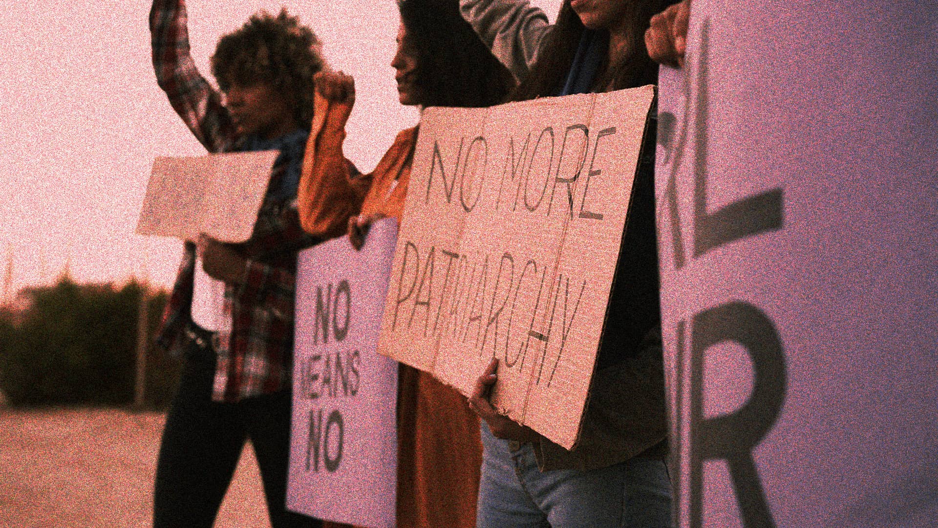 women protesting patriarchy